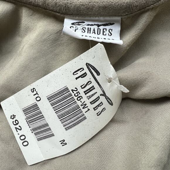 CP SHADES Velvet Wrap Top Blouse Dolman Olive Green Gothic Medium New Ab19 - Picture 9 of 9